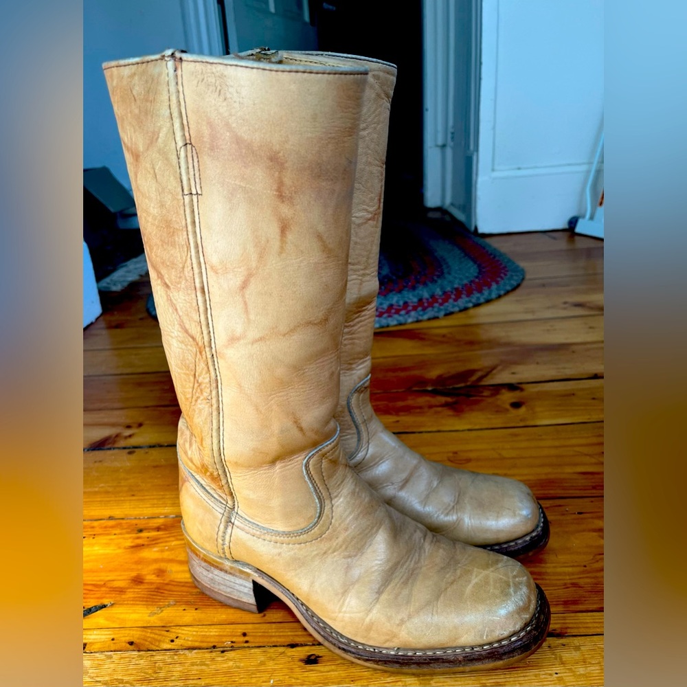 Vintage Sears Campus biker boots. Mens 9B